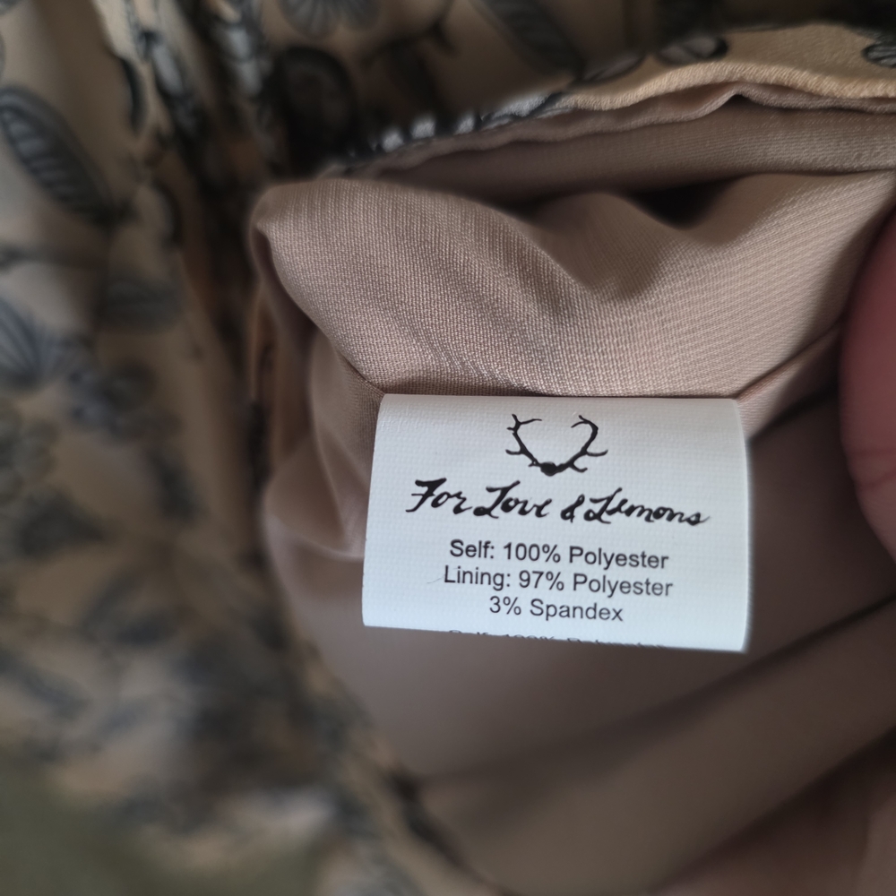 For Love And Lemons Peach Floral Dress - Picture 5 of 5